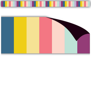 TCR77567 Oh Happy Day Stripes Magnetic Border Image