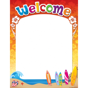 TCR7774 Surf's Up Welcome Chart Image