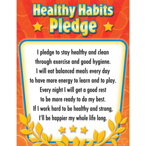 TCR7791 Healthy Habits Pledge Chart Image