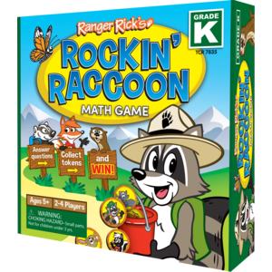 TCR7835 Ranger Rick Rockin' Raccoon Math Game Grade K Image
