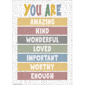 TCR7862 You Are Enough Positive Poster Image