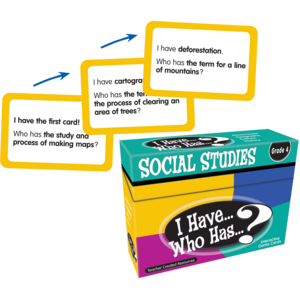 TCR7865 I Have, Who Has Social Studies Game Grade 4 Image