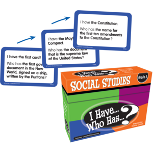 TCR7866 I Have, Who Has Social Studies Game Grade 5 Image