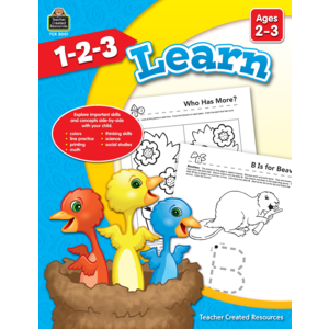 TCR8001 1-2-3 Learn Ages 2-3 Image