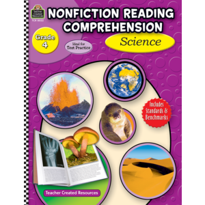 TCR8022 Nonfiction Reading Comprehension: Science, Grade 4 Image