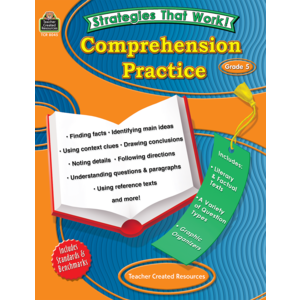 TCR8045 Strategies that Work: Comprehension Practice, Grade 5 Image