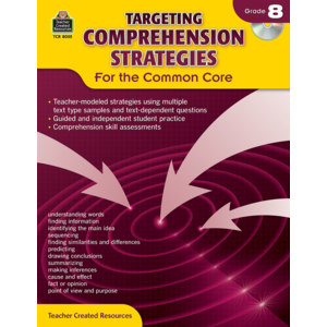 TCR8055 Targeting Comprehension Strategies for the Common Core Grade 8 Image