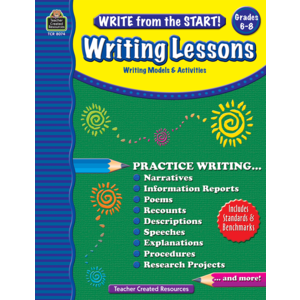 TCR8074 Write from the Start! Writing Lessons Grade 6-8 Image