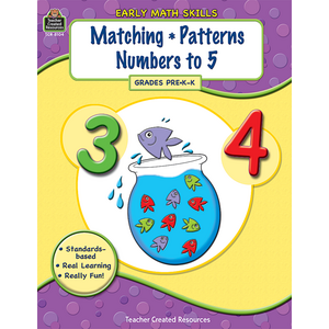 TCR8104 Early Math Skills: Matching-Patterns-Numbers to 5 Image