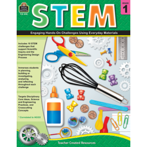 TCR8181 STEM: Engaging Hands-On Challenges Using Everyday Materials Grade 1 Image