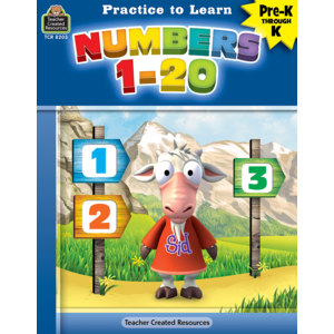 TCR8203 Practice to Learn: Numbers 1-20 Grades PreK-K Image