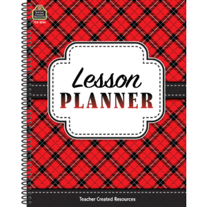 TCR8296 Plaid Lesson Planner Image