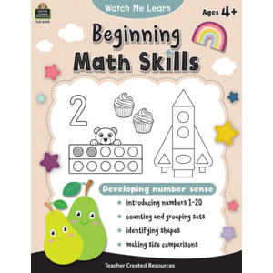 TCR8395 Watch Me Learn: Beginning Math Skills Image