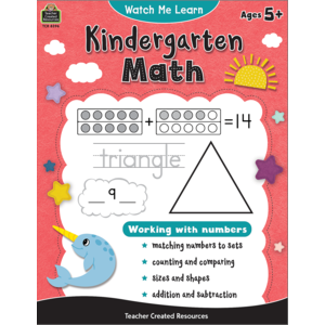 TCR8396 Watch Me Learn: Kindergarten Math Image