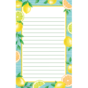 TCR8493 Lemon Zest Notepad Image