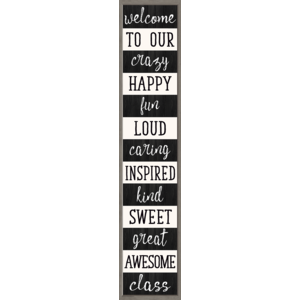 TCR8511 Modern Farmhouse Welcome to Our Class Banner Image