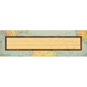 TCR8571 Travel the Map Flat Name Plates Image