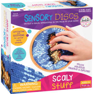 TCR866301 Sensory Playtivity Sensory Discs: Scaly Stuff Image