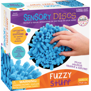 TCR866304 Sensory Playtivity Sensory Discs: Fuzzy Stuff Image