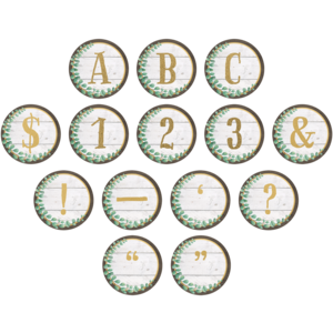 TCR8726 Eucalyptus Circle Letters Image