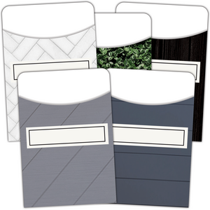 TCR8832 Modern Farmhouse Library Pockets - Multi-Pack Image