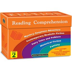 TCR8872 Fiction Reading Comprehension Cards Grade 2 Image
