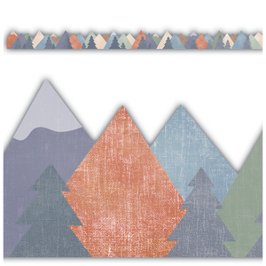 TCR9147 Moving Mountains Die-Cut Border Trim Image