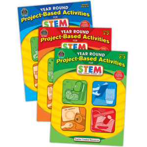 TCR9636 Year Round Project-Based Activities for STEM Set (3 bks) Image