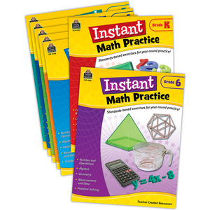 TCR9637 Instant Math Practice Set (7 bks) Image