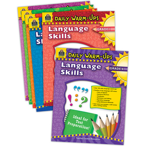 TCR9778 Daily Warm-Ups: Language Skills Set (6 bks) Image