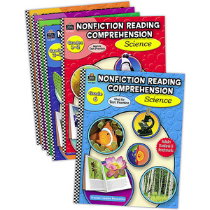 TCR9862 Nonfiction Reading Comprehension: Science Set (6 books) Image