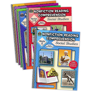 TCR9863 Nonfiction Reading Comprehension Set: Soc Studies (6 books) Image