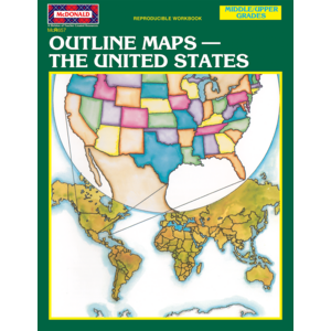 TCRR657 Outline Maps: The United States Reproducible Workbook Image