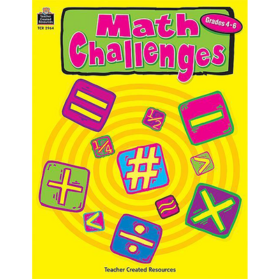 Math Challenges, Grades 4-6 - TCR2964 | Teacher Created Resources