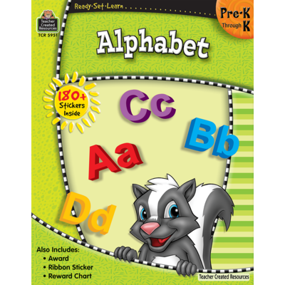 Ready-Set-Learn: Alphabet PreK-K - TCR5951 | Teacher Created Resources