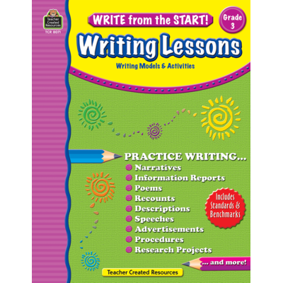 Write from the Start! Writing Lessons Grade 3 - TCR8071 | Teacher ...