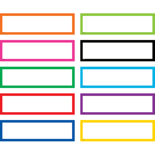 Colorful Labels - TCR20872 | Teacher Created Resources