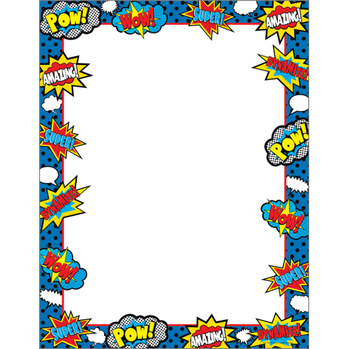 Superhero Blank Chart - TCR7796 | Teacher Created Resources