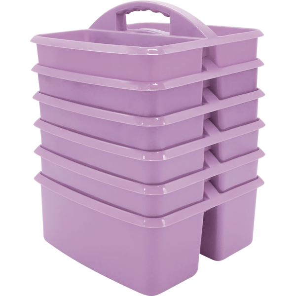 Teacher Created Resources Soft Colors Portable Plastic Storage Caddy 6