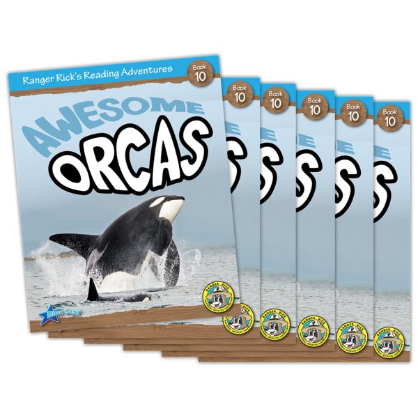 Ranger Ricks Reading Adventures Awesome Orcas 6 Pack Tcr51937