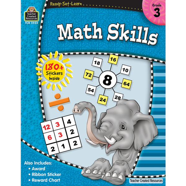 Ready-Set-Learn: Math Skills Grade 3 - TCR5922 | Teacher Created Resources