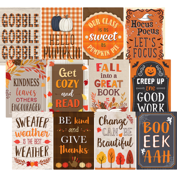 Fall Small Poster Pack - TCR6112 | Teacher Created Resources