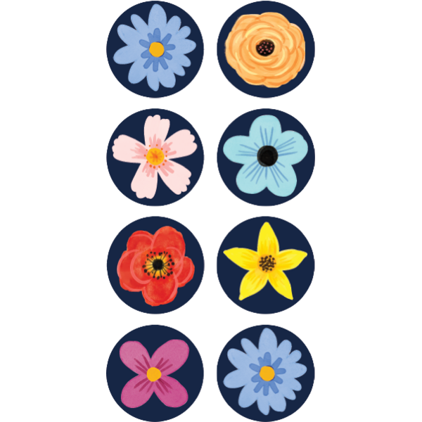 Wildflowers Mini Stickers - TCR6702 | Teacher Created Resources