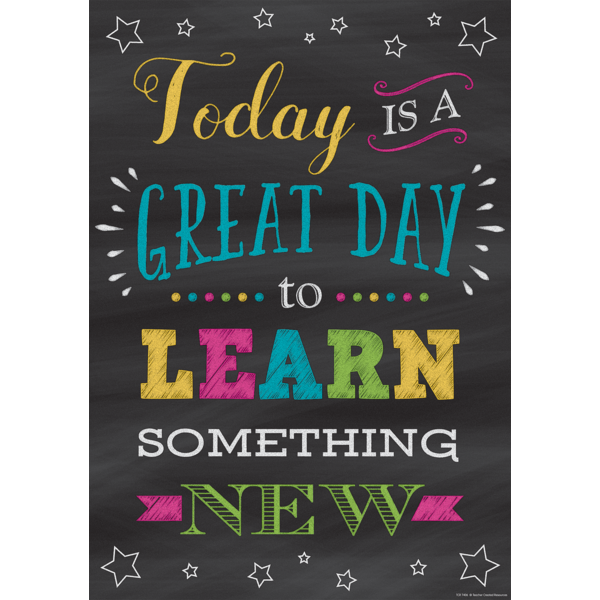 Today is a Great Day to Learn Something New Positive Poster - TCR7406 ...