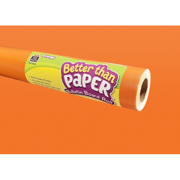 Orange Better Than Paper Bulletin Board Roll - TCR77039 | Teacher ...