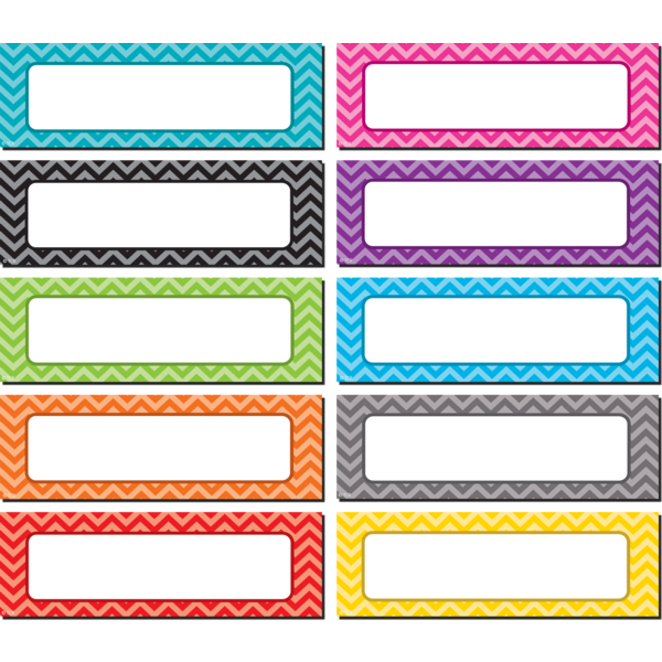 Chevron Labels Magnetic Accents - TCR77204 | Teacher Created Resources