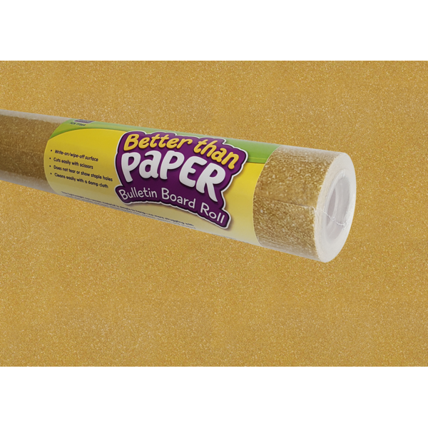 Gold Shimmer Better Than Paper Bulletin Board Roll - TCR77364 | Teacher ...