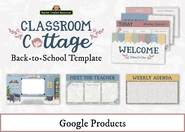 Classroom Cottage Back to School Template