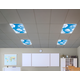 Clouds Calming Covers Ceiling Light Filters Alternate Image D