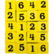 Foam Numbered Dice (numerals 1-6) Alternate Image B